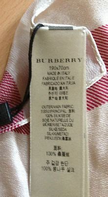 examples of genuine burberry scarf tags